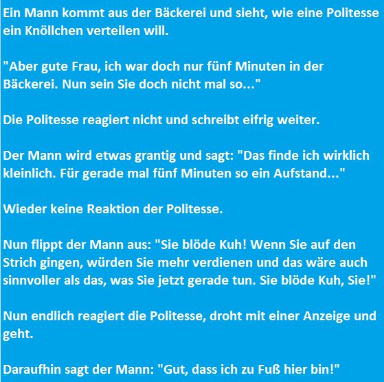 Der Witz des Tages